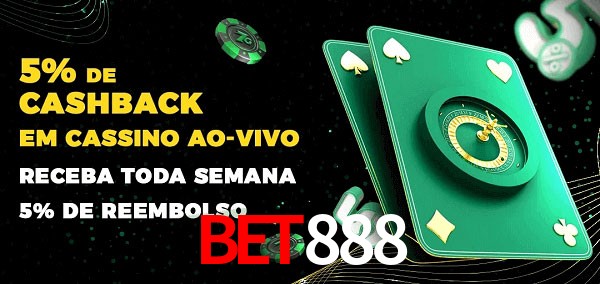 Promoções do cassino ao Vivo bet888